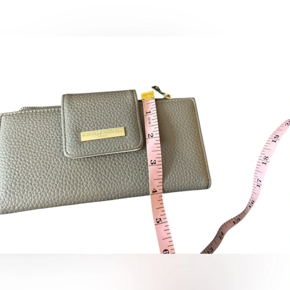 Adrienne Vittadini Women's‎ Brown Crocodile Embossed Shoulder Bag free of wallet